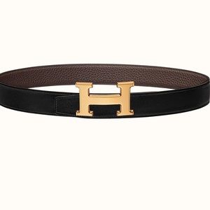 Hermes Reversible leather strap 32 mm